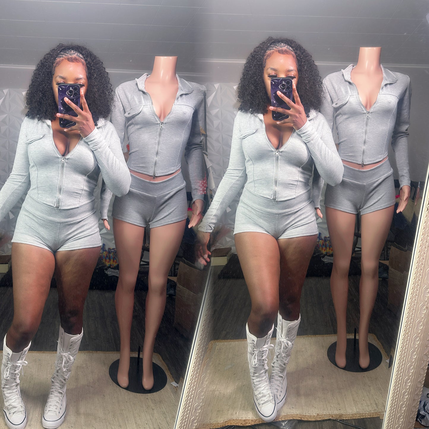 “Not So Simple” shorts set