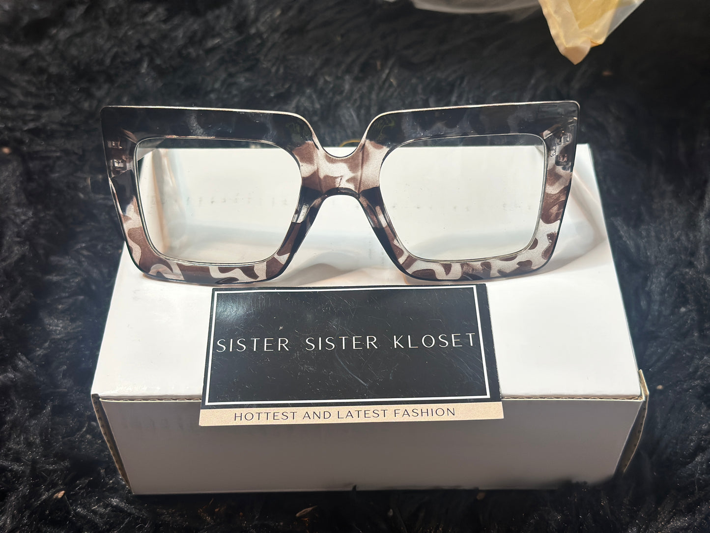 “Wild Girl” clear Lens glasses