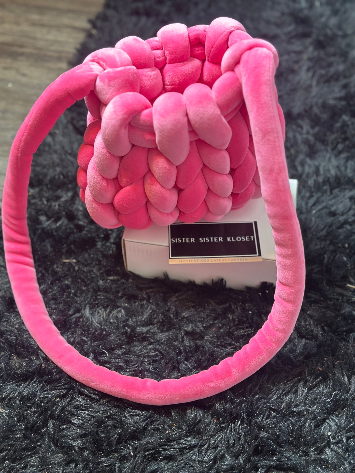 Plush Soft Basket Purse