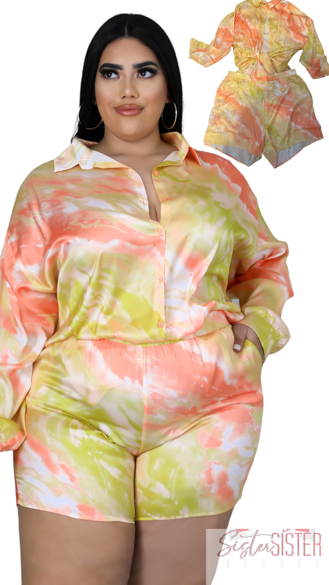 “Vacation Vibe” plus size set