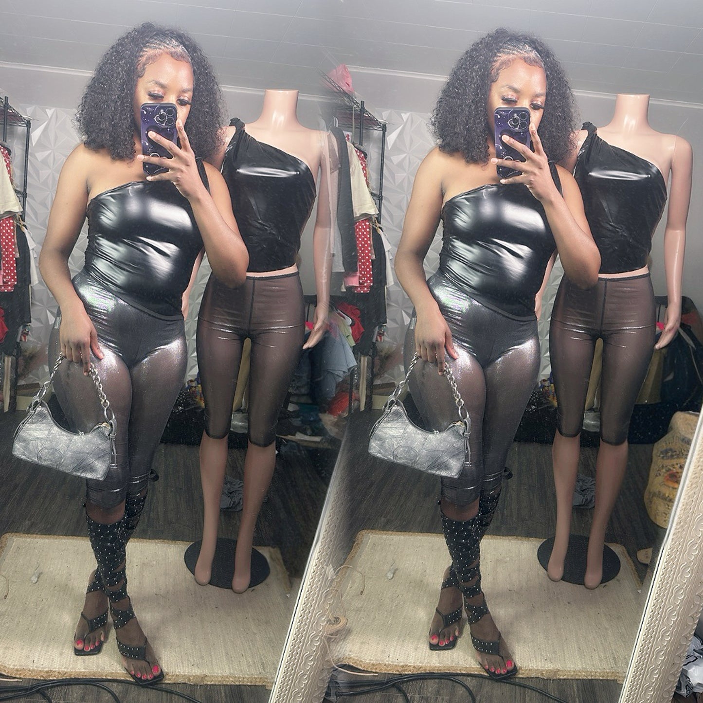 “Risk Taking” capri set