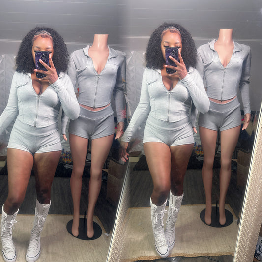“Not So Simple” shorts set