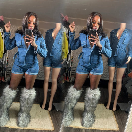 “All About The Denim” romper