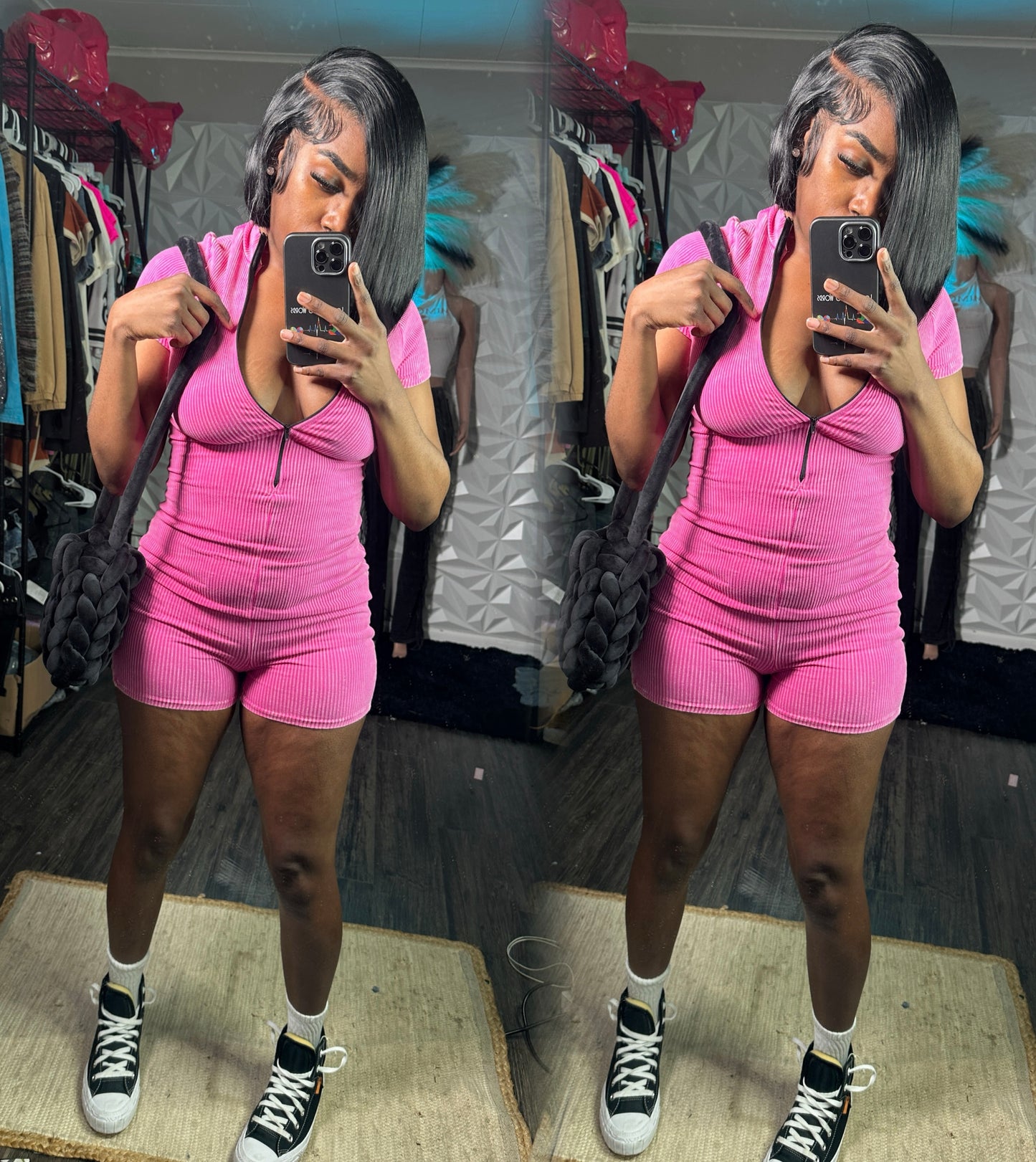 “Pretty In Pink” romper