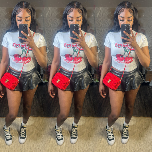 Itty bitty mini skirt