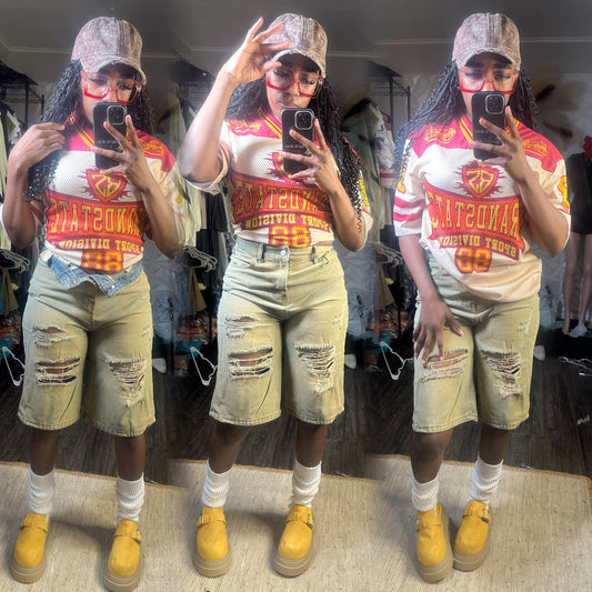 No Stretch Denim jorts