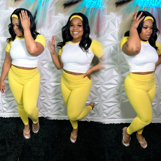 “SweetLike Honey” yellow headband set