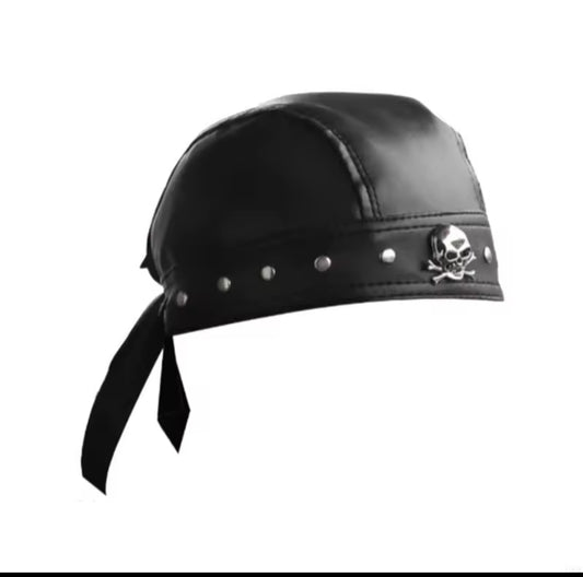 SKULL BIKER HAT