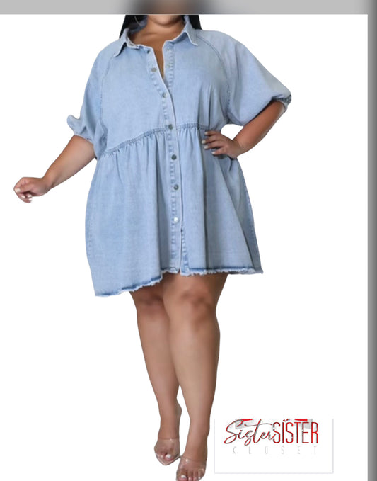 “All About the Denim” dress